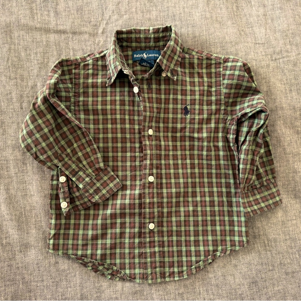 Ralph Lauren Boys Dress Shirt - Size 24 months